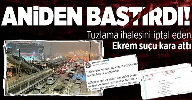 CHP’li İBB akıl tutulması yaşıyor! İBB çökünce Ekrem İmamoğlu suçu günlerdir beklenen kara attı