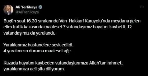 İçişleri Bakanı Ali Yerlikaya (Takvim.com.tr / Ekran görüntüsü)
