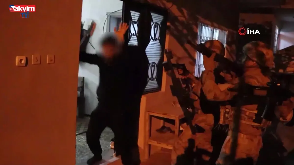 Osmaniye'de terör örgütü DEAŞ'a operasyon