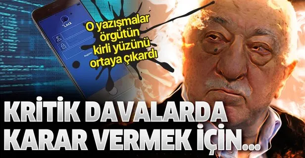 FETÖ’nün kirli yüzünü ortaya çıkaran ByLock yazışmaları!