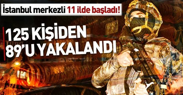İstanbul merkezli 11 ilde sahte altın operasyonu