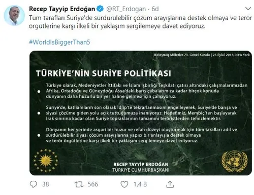 Başkan Erdoğan'dan Twitter'dan çağrıda bulundu-3