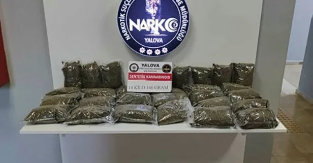 Şüphe üzerine durdurulmuştu! 14 kilo uyuşturucu bulundu!