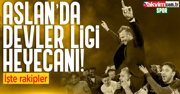 Galatasaray'da Şampiyonlar Ligi heyecanı! İşte rakipler