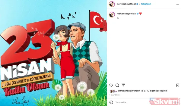 Pascal Nouma bile unutmadı 'seni sevmeyen ölsün'! Ünlü isimlerden 23 Nisan Ulusal Egemenlik ve Çocuk Bayramı paylaşımları - 12