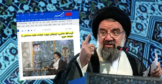 İran yediği 'Şam'arın acısını unutmuyor! Tahran imamı Hatemi Türkiye'ye nefret kusup tehditler savurdu: Bir gün Erdoğan için geleceğiz