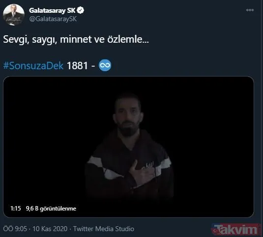 Spor camiası 10 Kasım'da tek ses oldu, Mustafa Kemal Atatürk'ü andı! İşte paylaşımlar