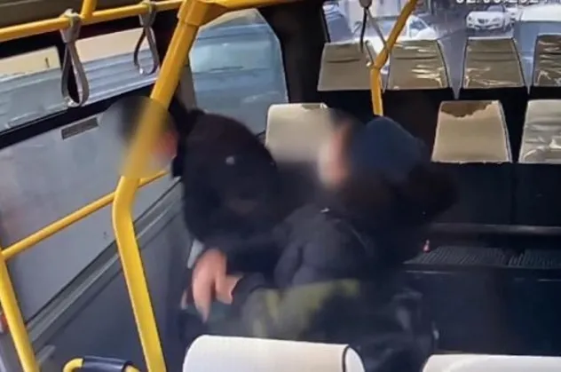 Maltepe'de minibüste yaşanan cinsel taciz anı kamerada!
