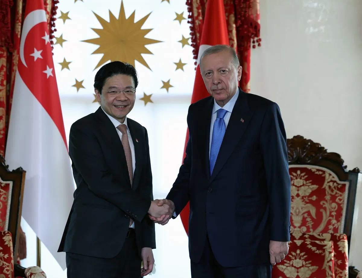 Başkan Erdoğan Singapur Başbakanı Wong'u kabul etti-4