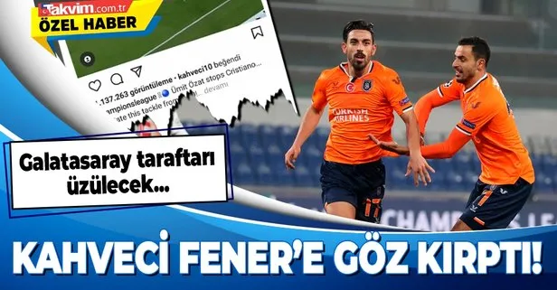 Galatasaray ve Fenerbahçe’nin transfer gündemindeki İrfan Can Kahveci’den dikkat çeken ’Fenerbahçe’ beğenisi!