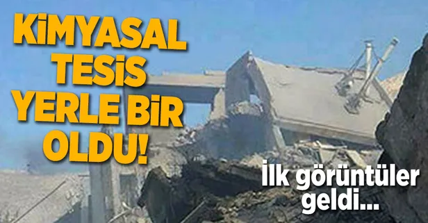 Şam'daki kimyasal tesis hasar gördü