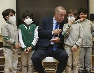 Başkan Erdoğan Türkiye’nin ilk Türk müziği ilkokulunda