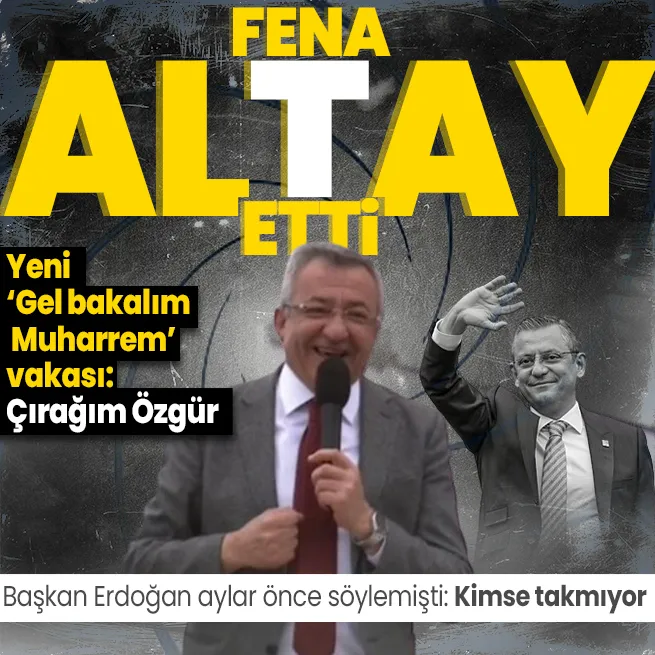 CHPde yeni Gel bakalım Muharrrem vakası! Engin Altay CHP Genel Başkanı Özgür Özeli Çırağım diyerek kürsüye çağırdı