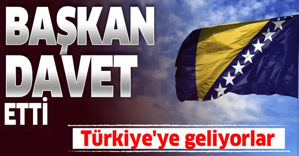 Bosnalı liderler yarın Türkiye'ye gelecek