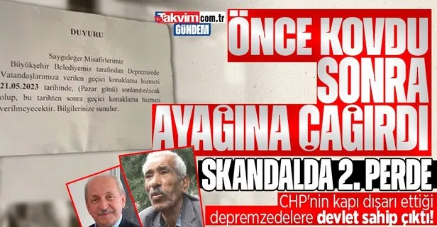 Depremzedeleri kapı dışarı eden CHP’li Tekirdağ Büyükşehir Belediyesi’nden ikinci skandal! Kadir Albayrak ayağına çağırdı