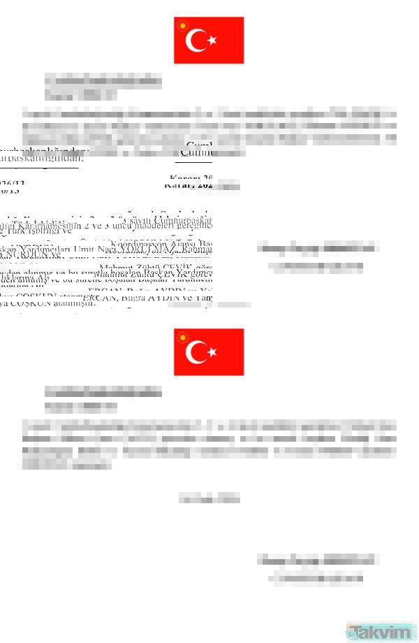 Atama ve görevden alma kararları Resmi Gazete'de: Tan Sağtürk'ün yeni görevi belli oldu - 12