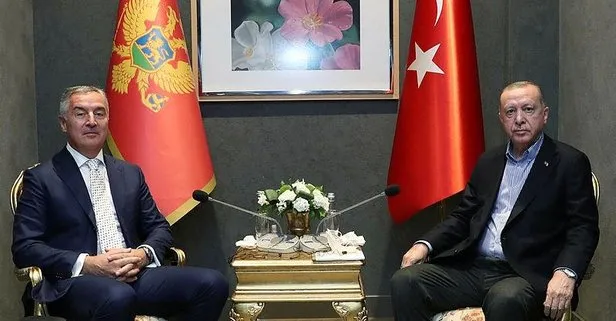 Son dakika: Başkan Erdoğan, Karadağ Cumhurbaşkanı Cukanoviç’le görüştü