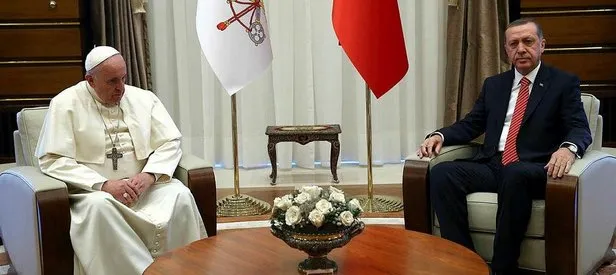 Cumhurbaşkanı Erdoğan Papa ile Kudüsü görüştü