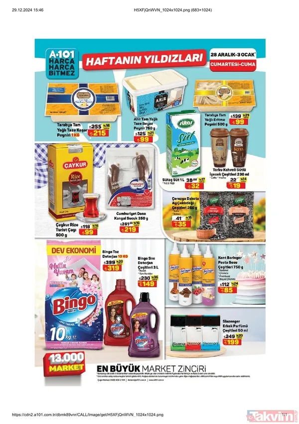 A101 28 Aralık-3 Ocak İNDİRİMİ! Bu hafta A101'de hangi ürünler var? - 11