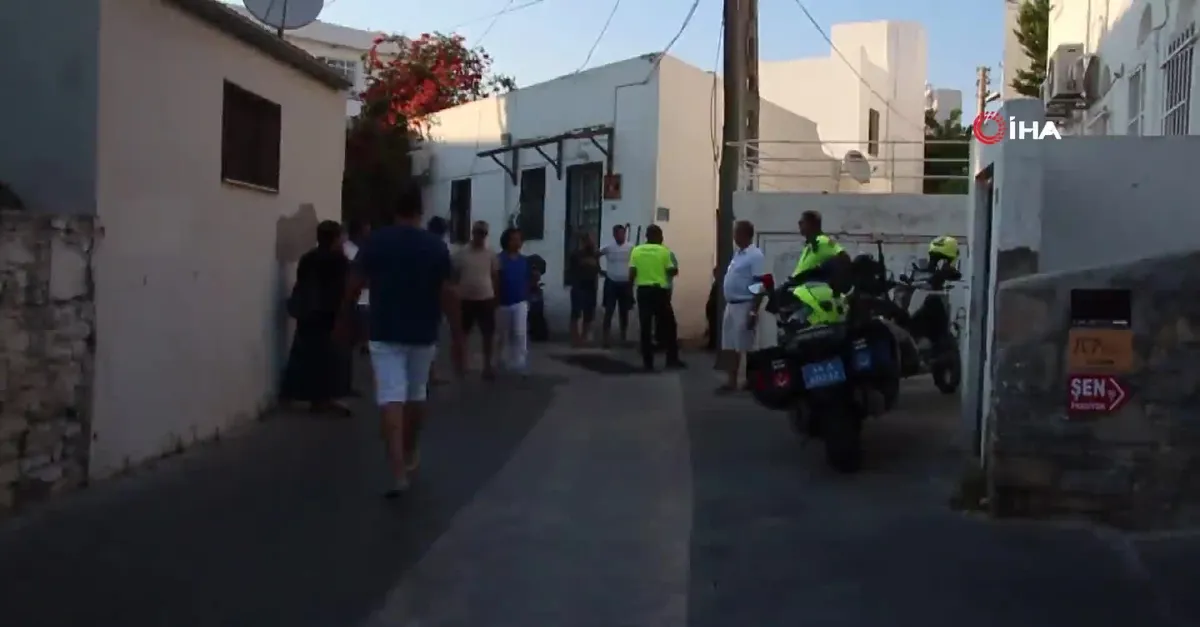 Bodrum’da ekipleri alarma geçiren patlama
