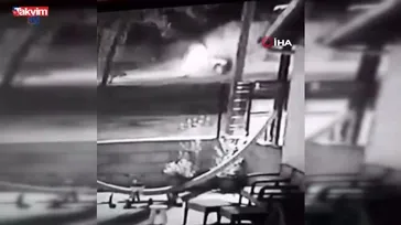 Amasya'da ölümlü kaza anı kamerada