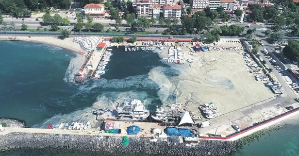 Marmara Denizi’ni saran müsilaj dalga dalga yayılıyor