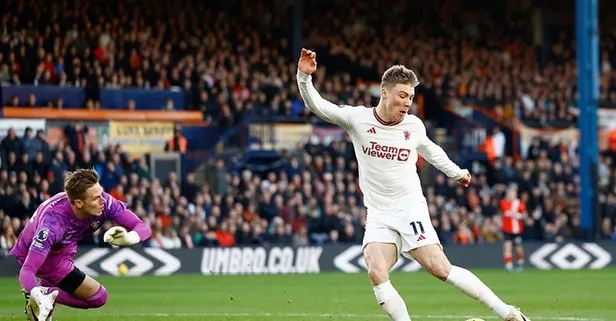 Manchester United'dan Luton Town deplasmanında kritik galibiyet! Seriyi sürdürdüler