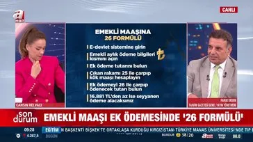 Emekli maaşına ''26 formülü''