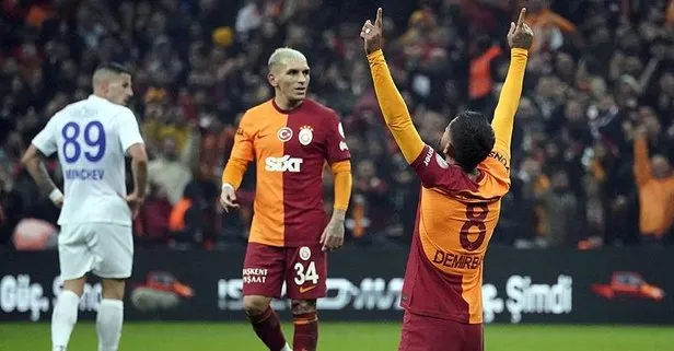Galatasaray’dan Rize’ye yarım düzine gol! Zirveye Demir’ledi!