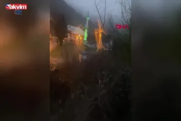 Traktör şarampole yuvarlandı: 1 yaralı