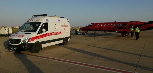 Son dakika: Türkiye'den ambulans uçakla operasyon: Tedavi olmak isteyen hasta Bakü'den İstanbul'a getirildi-3