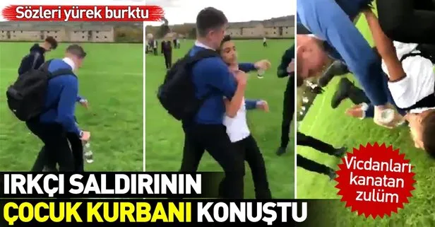 Irkçı saldırının çocuk kurbanı konuştu