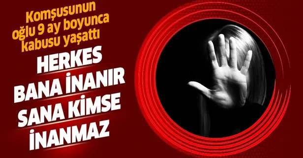 Komşusunun oğlu kabusu yaşattı!