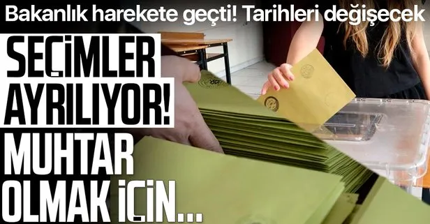 Muhtarlar için yeni düzenleme!
