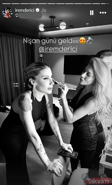 İrem Derici'nin nişanından ilk kareler! "Sadece tam altın kabul ediyorum" - 12