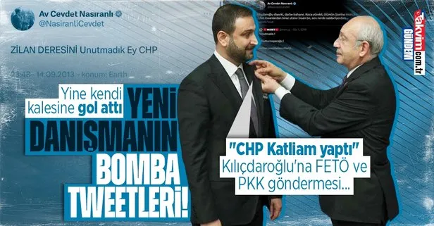 Kemal Kılıçdaroğlu’nun yeni danışmanı Cevdet Nasıranlı’nın bomba tweetleri ortaya çıktı! CHP katliam yaptı paylaşımları...