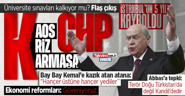 MHP Genel Başkanı Devlet Bahçeli'den flaş açıklamalar: İstanbul 5 yılını kaybetmiştir