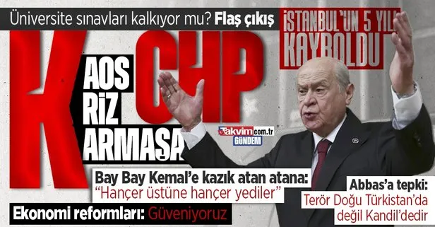 MHP Genel Başkanı Devlet Bahçeli’den flaş açıklamalar: İstanbul 5 yılını kaybetmiştir