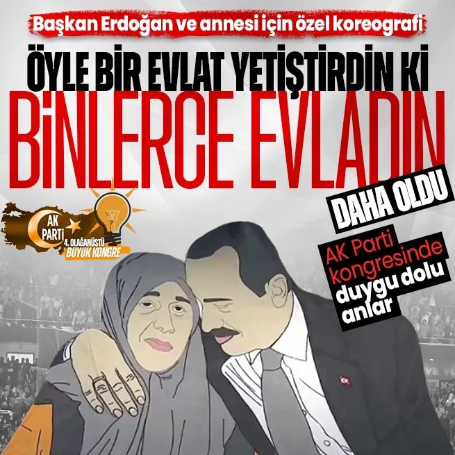 Başkan Erdoğanın duygu dolu anları! Annesinin ölüm yıldönümüne özel koreografi: Öyle bir evlat yetiştirdin ki...