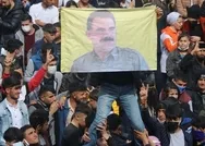 HDPnin Diyarbakırdaki nevruz etkinliğinde bölücü terör örgütü PKK propagandası! Teröristbaşı Öcalan posteri açıldı