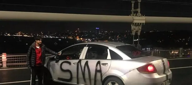 15 Temmuz Şehitler Köprüsü’nde SMA yazılı araçla eyleme tutuklama! İfadesi ortaya çıktı: Pişman değilim