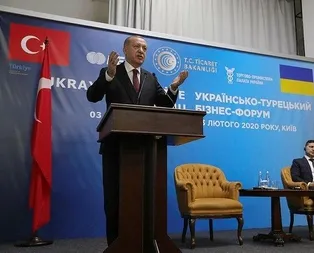 Başkan Erdoğandan Türkiye - Ukrayna İş Forumunda önemli açıklamalar