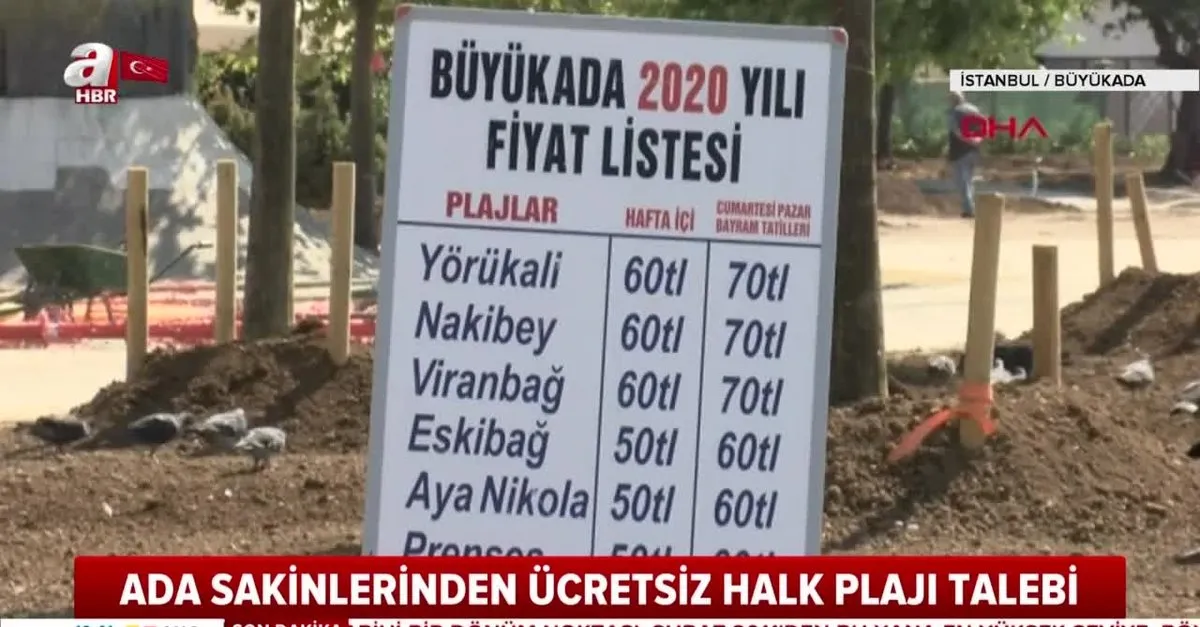 Adalar Daki Plaj Fiyatlari Vatandaslari Isyan Ettirdi Halk Plaji Istiyoruz Takvim