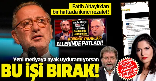 Fatih Altaylı'dan skandal paylaşım: Fena rezil oldu