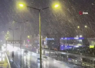 İstanbul’da kar yağışı başladı