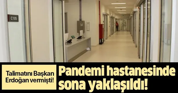Talimatını Başkan Erdoğan vermişti! İşte Atatürk Havalimanı’nda yapılan Pandemi Hastanesi