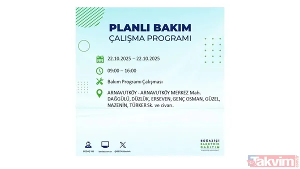 İstanbul elektrik kesintisi: 23 ilçe için saat verildi! BEDAŞ duyurdu - 4