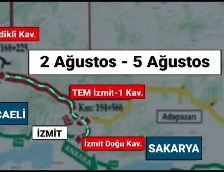 Geçici açılış yapılacak