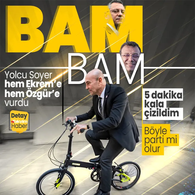 Üstü çizilen CHPli Tunç Soyer ilk kez konuştu! Partisini yerden yere vurdu