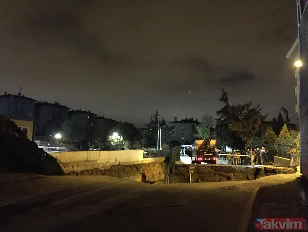 Ümraniye'de metro inşaatı yakınında göçük - 8